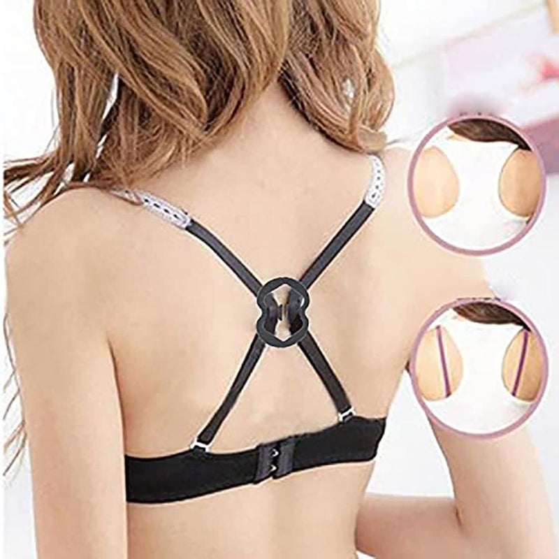 Fnoko Bra Strap Clips Anti-Slip Buckles Conceal Straps - for Back for Women 15 Pack (15 Pack) - Image 3
